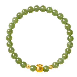 宫里上新和田玉手串女款天然玉石手链串珠高级感生日礼物送妈妈