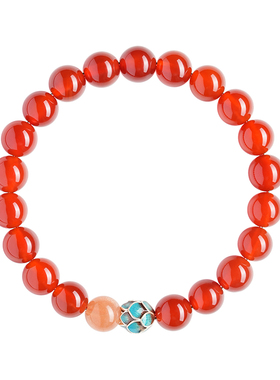 【SF包邮】好运莲莲天然玛瑙手串