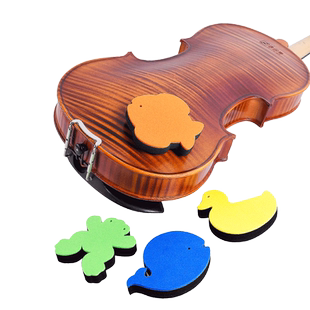 台湾卡通中/小提琴肩托粘贴型魔术肩垫海洋卡通儿童舒适性初学