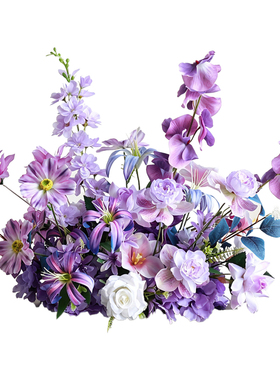高级感逼真餐桌摆花仿真花