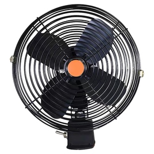 工程车收割机装载机12V24V车载风扇强力制冷叉车装载机挖机电风扇