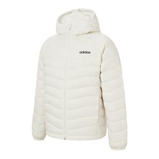 adidas阿迪达斯排骨羽绒服男女新款轻薄鸭绒外套运动上衣JW1681
