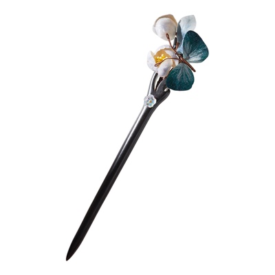 非遗绒花原创新中式发簪