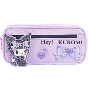 广博新款三丽鸥库洛米笔袋女小学生元气满满美乐蒂文具袋女孩版大容量三层可爱儿童铅笔袋文具盒铅笔盒用品