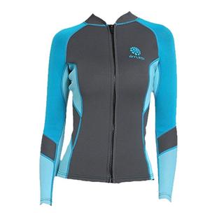 2MM长袖分体潜水服冬泳衣防寒保暖女冲浪浆板速干水肺湿衣wetsuit