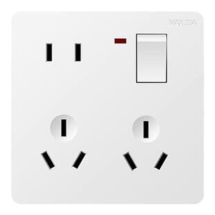 86型一开八孔插座带开关多功能10十孔6七8孔多孔家用厨房专用面板