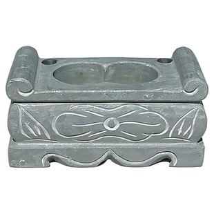 汉白玉石香炉手工雕刻青石大理石家用烧香墓前小香炉石头坟前户外