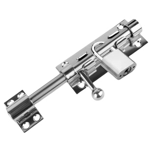 304不锈钢插销加厚防盗左右大门栓金属门扣木门挂锁上下天地门闩