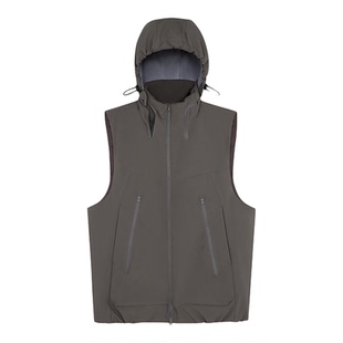 【防钻绒】UPON PRO 连帽高领机能羽绒马甲可收纳防风帽防风防水