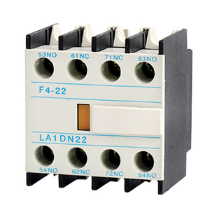 CJX2交流接触器辅助触头F4-11触点开关220v 一开一闭辅助触头组