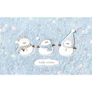 奶油风仿亚麻编织浴室吸水地垫卫生间速干门口防滑脚垫子加厚地毯