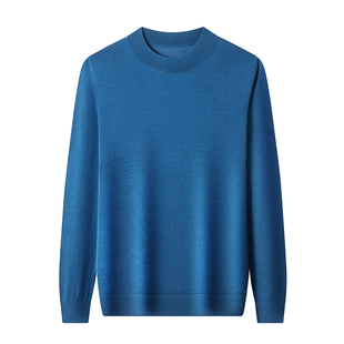 利郎男装羊毛毛衣半高领薄款羊毛衫春秋季中领内搭潮流针织打底衫