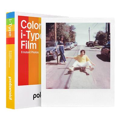 宝丽来Polaroid拍立得相纸i-Type彩色胶片 复古一次成像 白黑金框