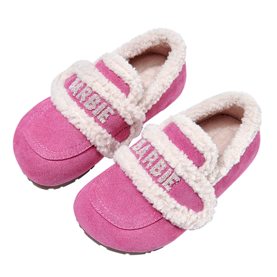 芭比童鞋女童二棉鞋2025新款冬季