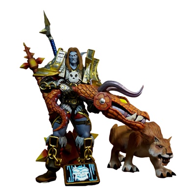 魔兽世界手办猎人传承套巨龙追猎