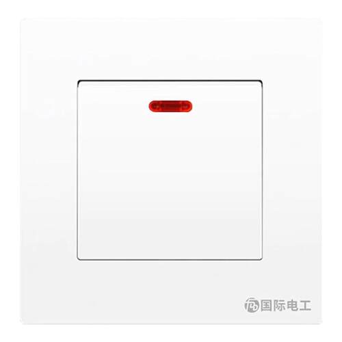 86型大功率总双极开关20A曲架热水器空调浴霸断路墙壁双断面板45A