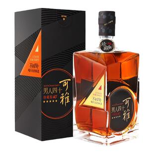 张裕白兰地 张裕可雅男人四十 珍藏五星金奖白兰地 烟台洋酒500ml