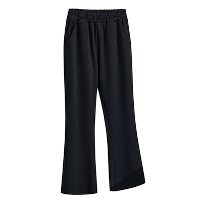 特大码加绒微喇叭裤女宽松马蹄裤