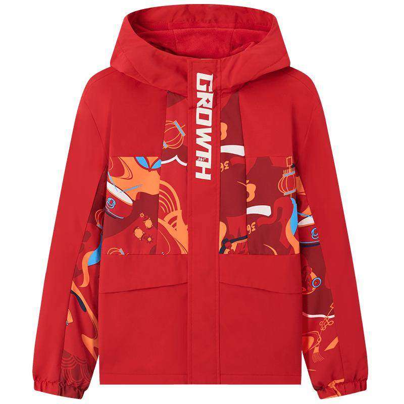 361°童装男梭织加厚外套