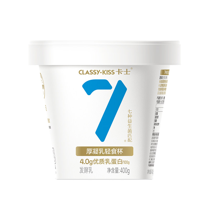 卡士厚凝乳轻食杯0蔗糖低GI控糖