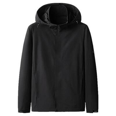 户外防风登山夹克男加大码