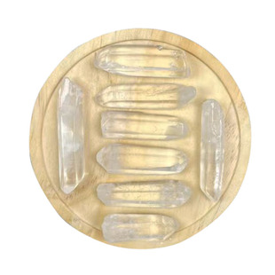 天然巴西白水晶柱族水晶消磁石晶柱大白水晶柱手把件白水晶原矿石