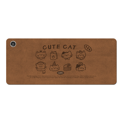 线条动物加热鼠标垫超大桌面文艺ins保暖学生宿舍桌垫男女生可爱暖手防水书桌垫办公室冬季发热笔记本键盘垫