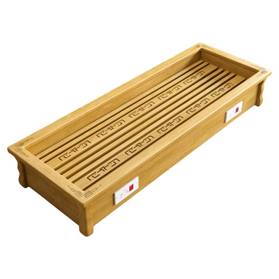 家用烤火炉长方形冬季实木取暖器