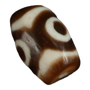 藏民纯手工料器天珠西藏混合树脂坛城三眼天珠文玩隔珠腰珠散配珠