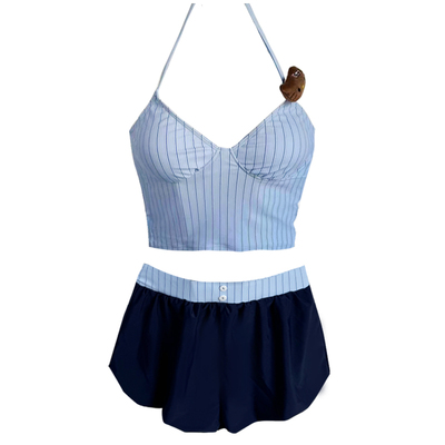 【假面猫】miu系条纹比基尼