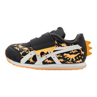 ASICS亚瑟士童鞋25年加绒保暖儿童趣味学步鞋恐龙鞋女宝宝鞋男童