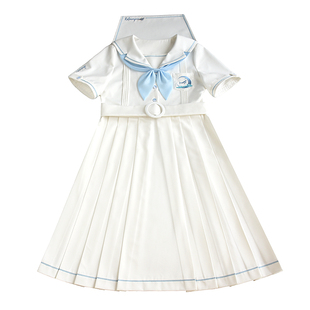 卡拉物语【鲸落】盛夏服套装原创连衣裙JK制服裙日系校供感夏季女