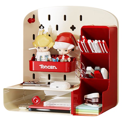 桌面洞洞板抽屉式置物架