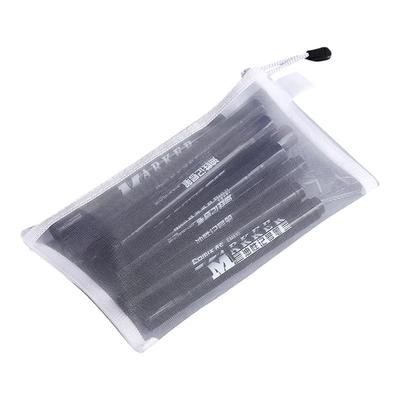 多用途笔袋透明网纱文具袋铅笔盒