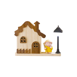 实木电源开关插座遮挡装饰贴家用美化墙面带灯墙洞遮丑盒防触电罩