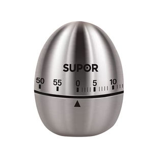 苏泊尔不锈钢机械定时器厨房记时提醒器儿童学习时间管理倒计时器