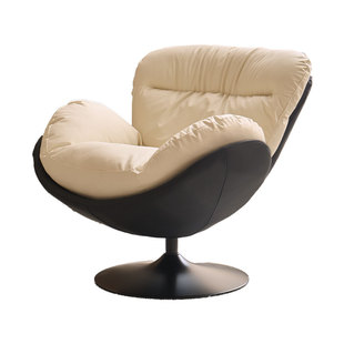 简约现代客厅单人旋转沙发椅家用小户型蛋壳转椅阳台休闲懒人躺椅