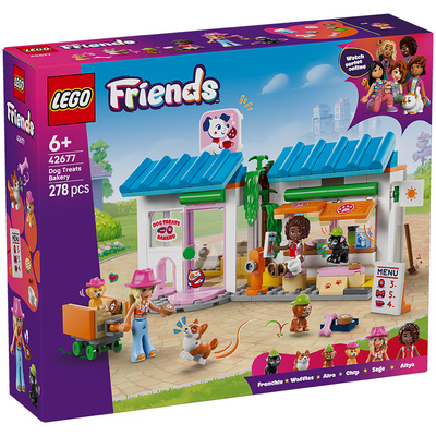 1月新品LEGO乐高好朋友42677可爱狗狗零食店益智拼搭积木儿童玩具