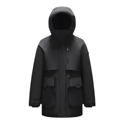 中国国家地理系列羽绒服女中长款