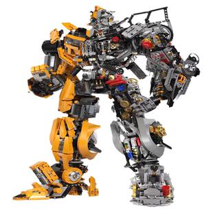 K盒子大黄蜂半机械机甲高难度大型拼装男孩女孩积木玩具生日礼物
