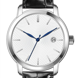 正品瑞士ETA2824全自动机械机芯龙腾世纪手表防水皮带蓝宝石 男士