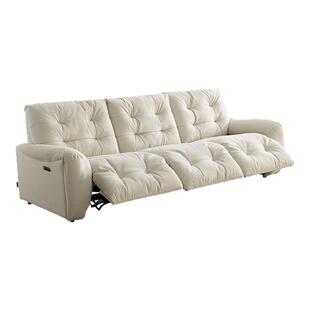 芝华仕头等舱电动沙发政府补贴小户型奶油云朵猫抓布艺沙发30202