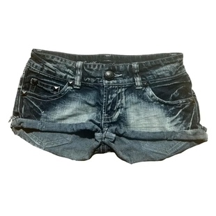 街头低腰修身性感印花女士牛仔短裤Women's Sexy Denim Hot Pants