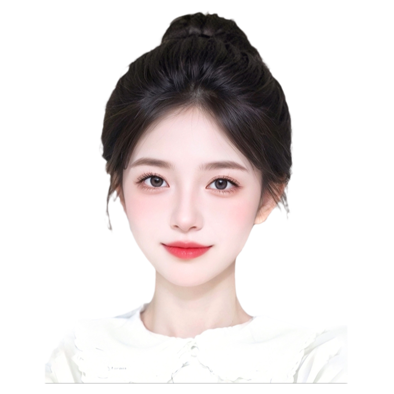 天空树全真发自然前额胎毛刘海
