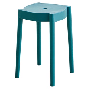 塑料凳家用加厚凳叠放堆叠椅设计现代客厅餐厅书房强固凳子收纳凳