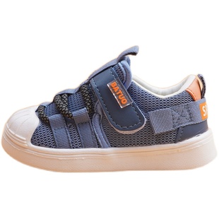 巴托童鞋 春秋季新品软底轻便男女儿童鞋运动休闲透气网鞋MD462