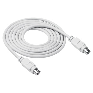 铜芯 PLC圆头MD8芯针对针数据线 小8芯 mini DIN8针公对公连接线 圆头visca8针直连通讯线