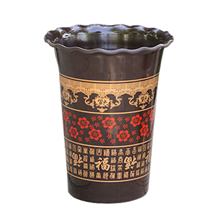 特大加厚塑料花盆大号特价厂家清仓金钱树君子兰仿瓷树脂花盆高款