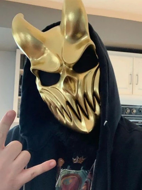 电音俄罗斯黑暗之子乐队死核面具重金属摇滚DJ百大音乐节面罩道具