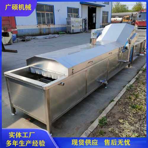 全自动小龙虾清洗机 大型小龙虾清洗蒸煮加工设备 小龙虾蒸煮机